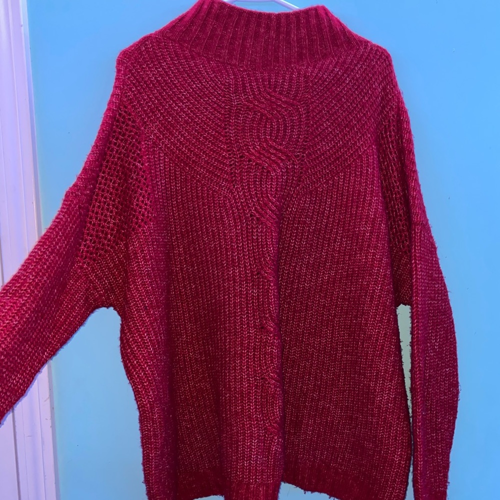 red turtleneck